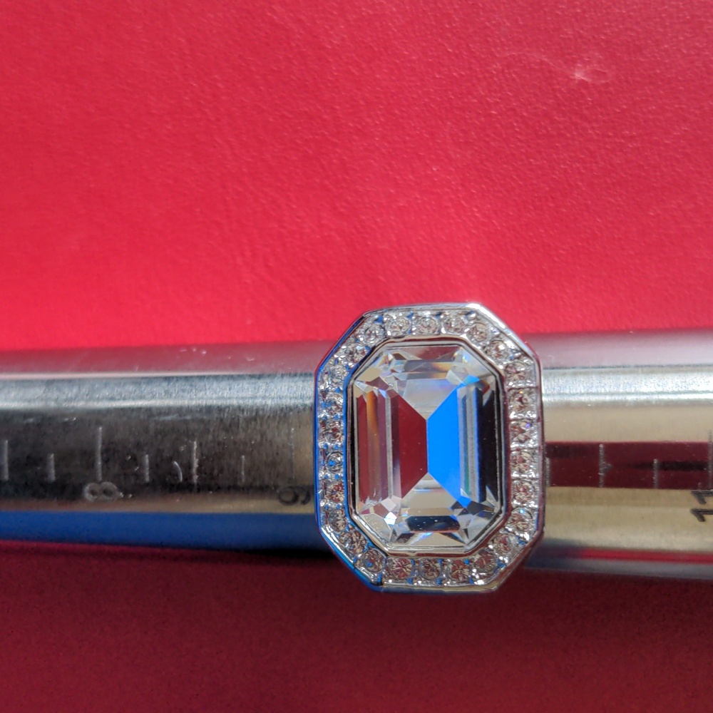 Nwot - Large Cz Statement Ring - image 4